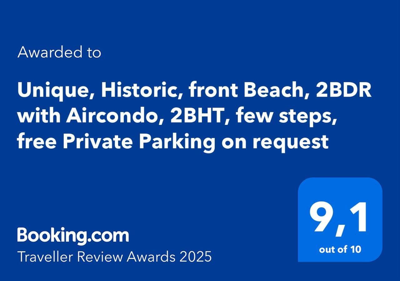 ורנאצה Marina Apartment, Unique, Authentic, Beachfront, 2 Aircondo Bdr , 2Bht, Easy To Train Or From Private Parking מראה חיצוני תמונה